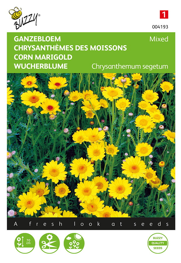 corn marigold seeds Corn Marigold - Yellow Shades - Mix