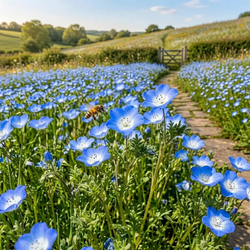 Baby Blue Eyes - Nemophila