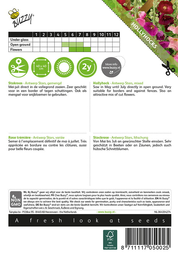 Mályvarózsa - Antwerp Stars - 0,5g