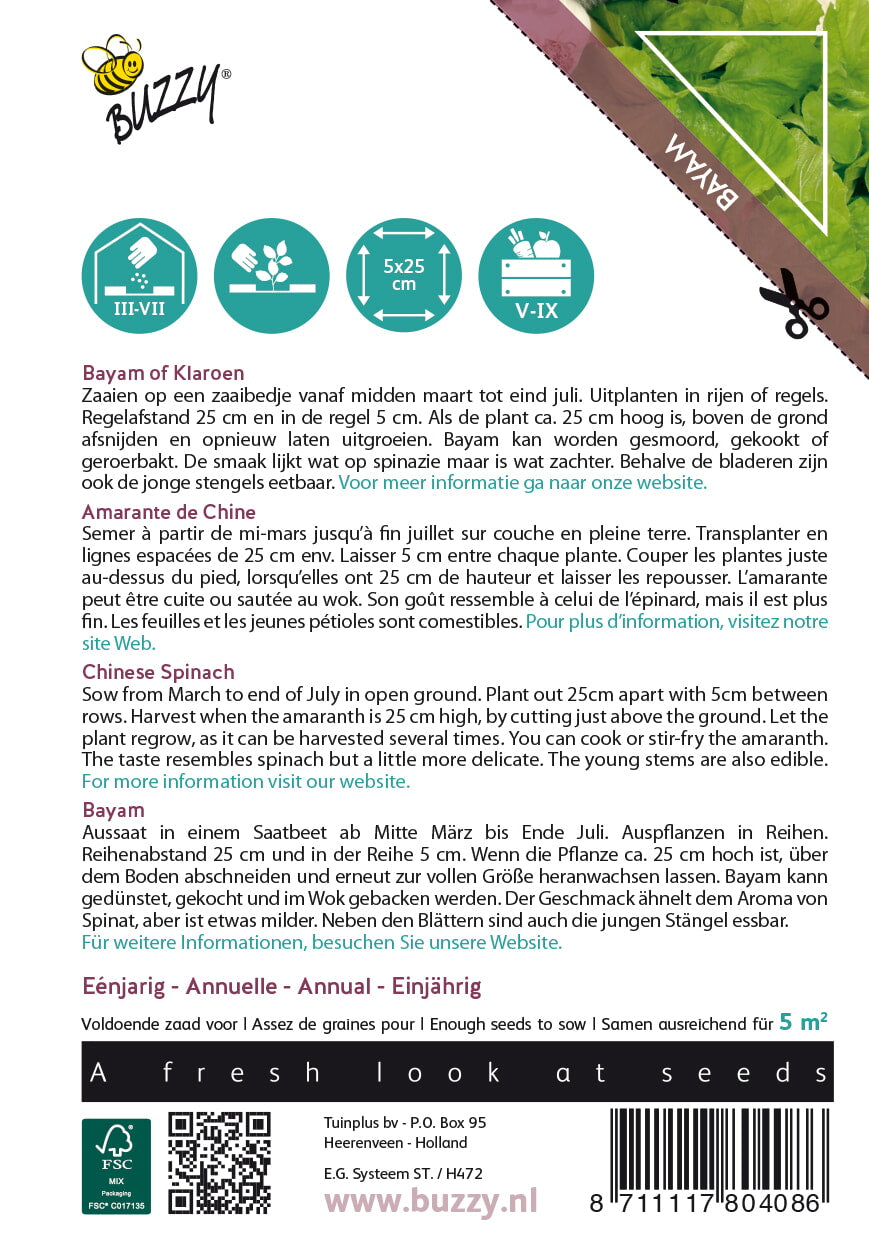 Chinese Spinach - Bayam - 1,5g