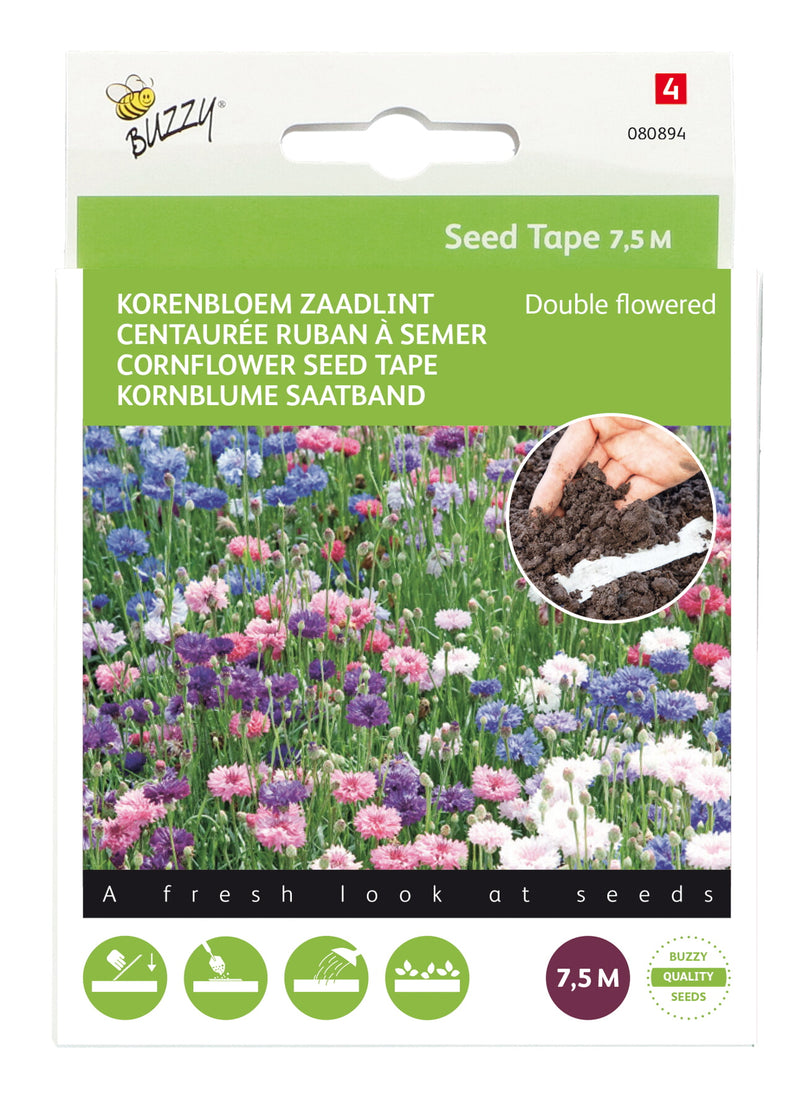 Cornflower Seed Tape - 7,5 m