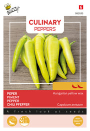 Csípős Paprika - Magyar Sárga Viaszpaprika - 10 Mag