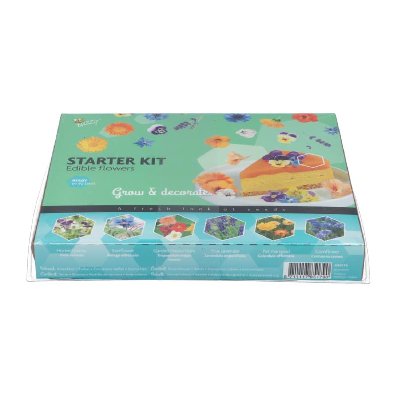 Starter Kit - Edible Flowers - Grow & Decorate
