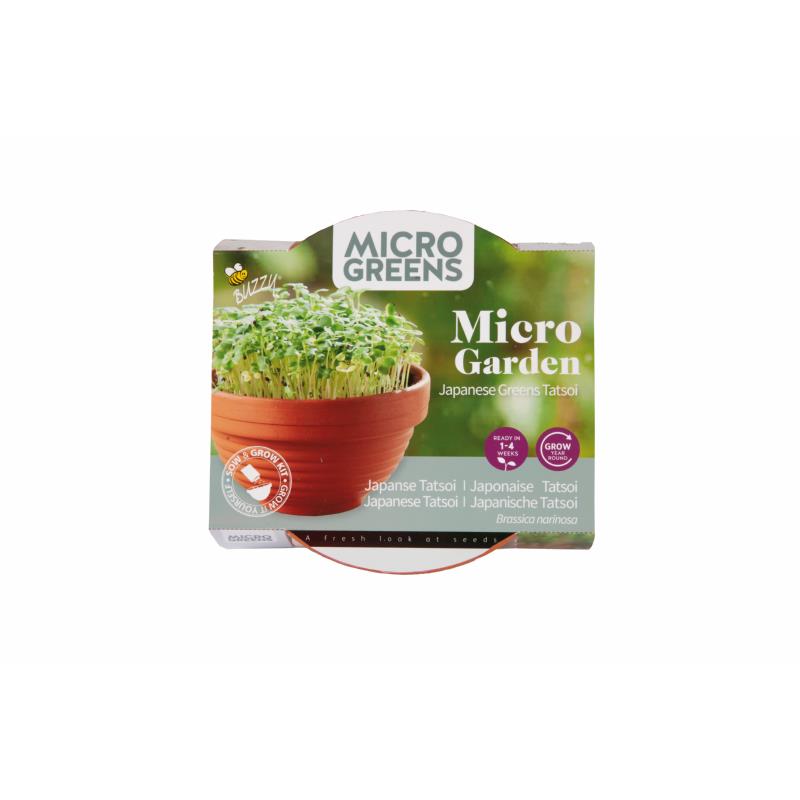 Sow & Grow kit - Micro Garden - Japanese Greens Tatsoi