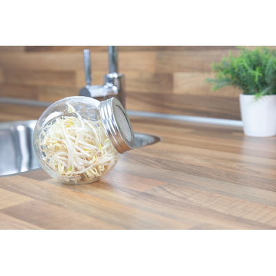 Kitchen Sprouts Glass Pot