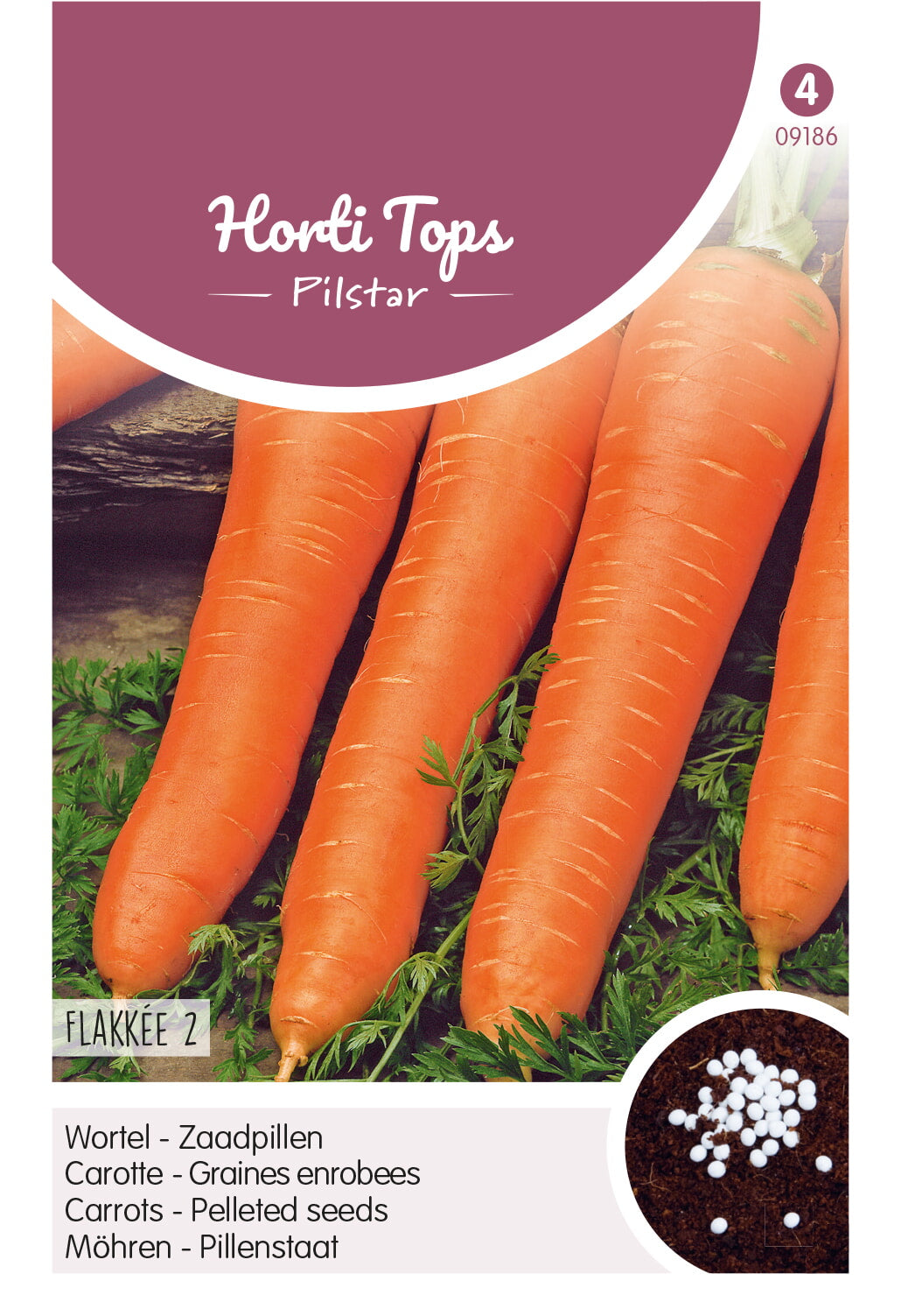 Sárgarépa - Flakkee 2 - 400 Drazsírozott Szem