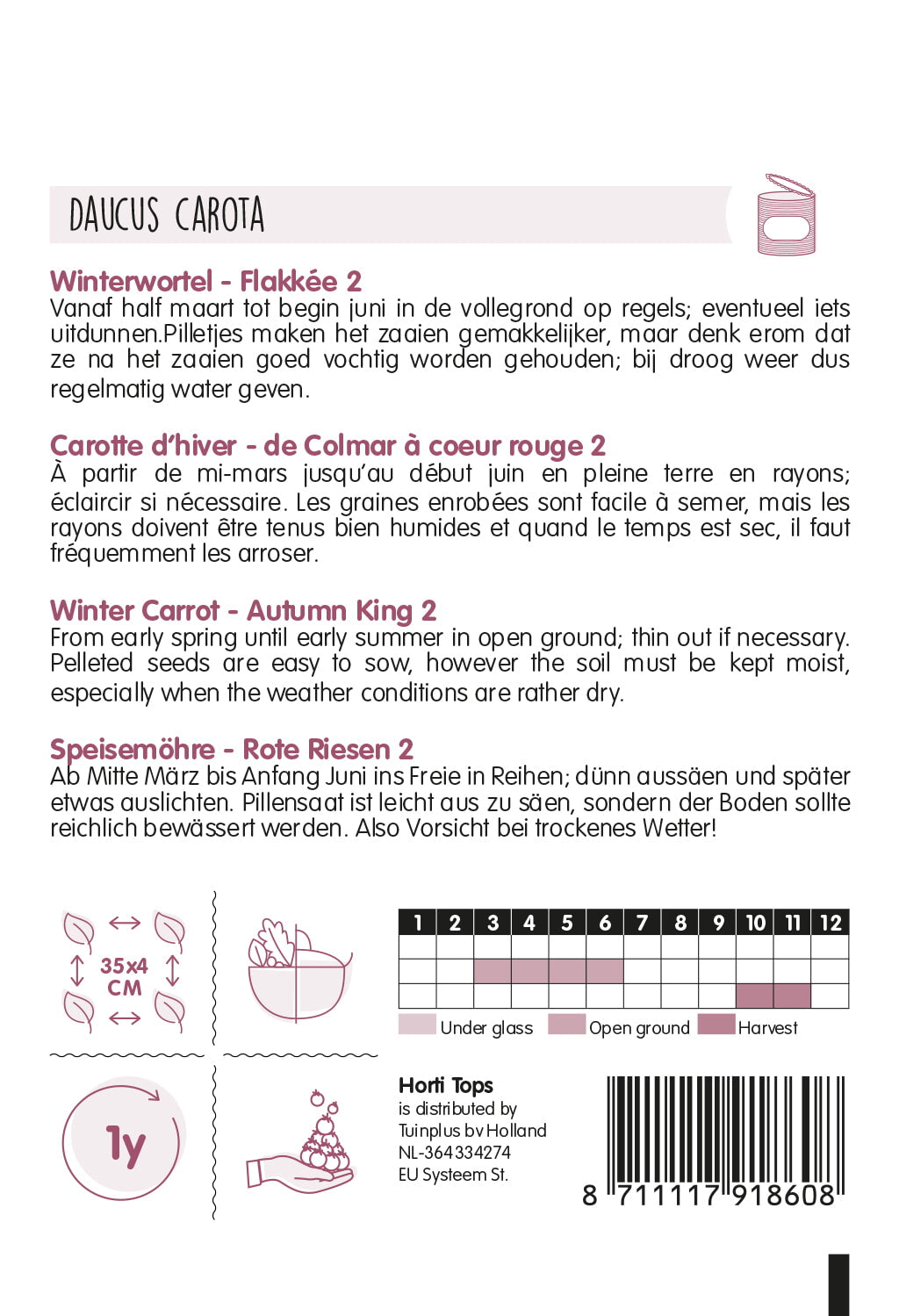 Sárgarépa - Flakkee 2 - 400 Drazsírozott Szem