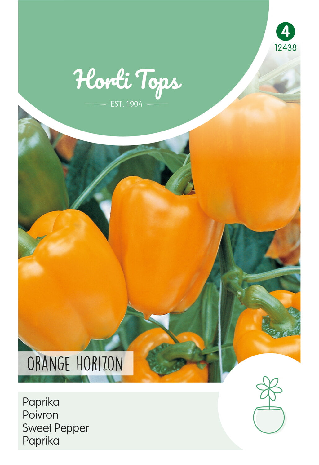 Sweet Pepper - Orange Horizon - 10 seeds