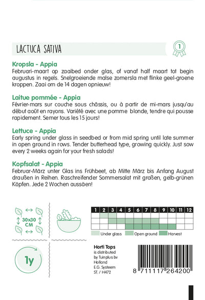 Lettuce - Appia - 3 g