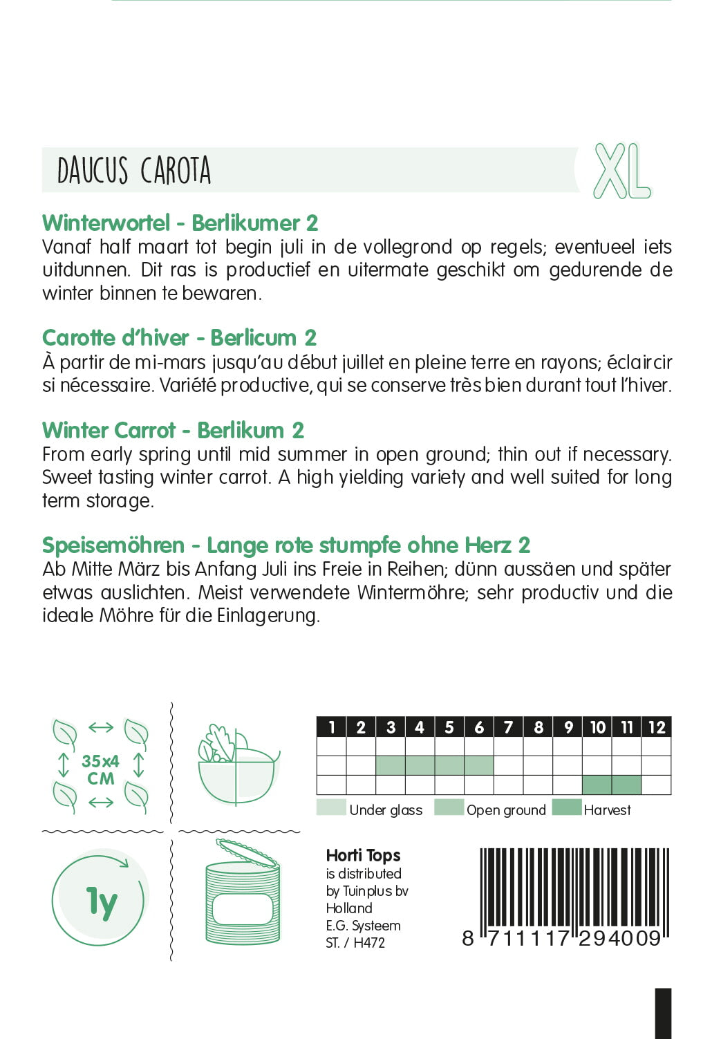 Winter Carrot - Berlikumer 2 - 6 g