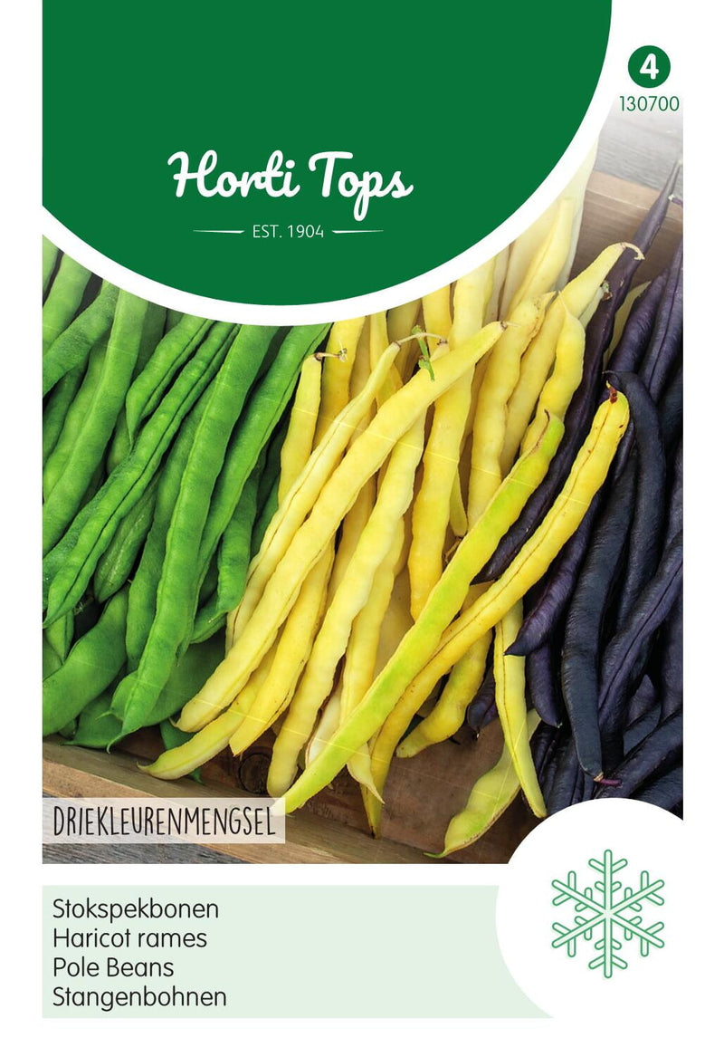 Pole Beans - 3 Color mix - 25 g