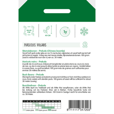 Bush Beans - Prelude - 100 g