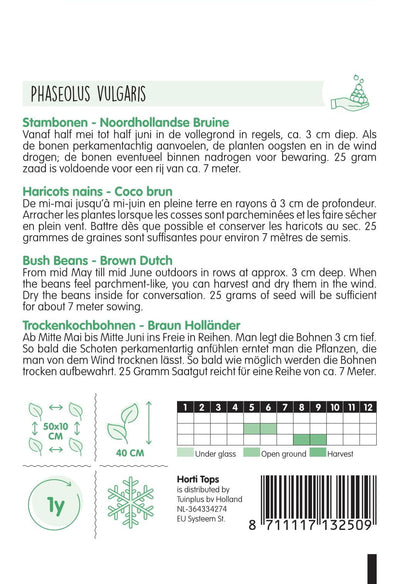 Bush Beans - Noordhollandse Bruine - 25 g