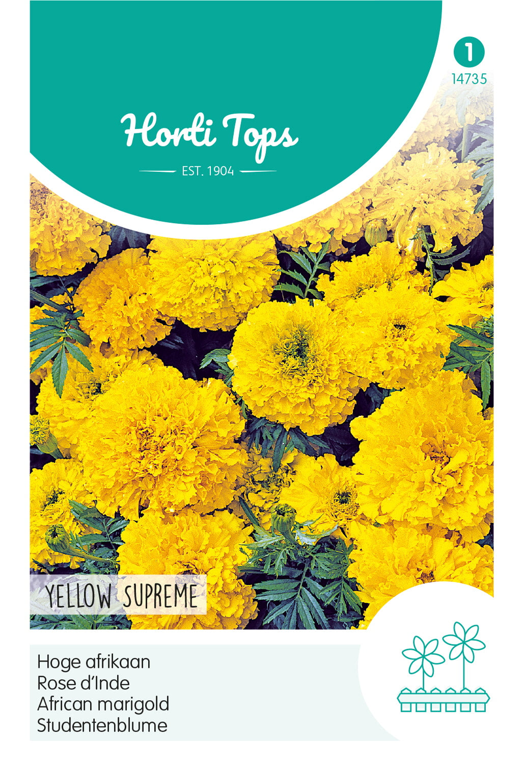 African Marigold - Yellow Supreme - 1 g