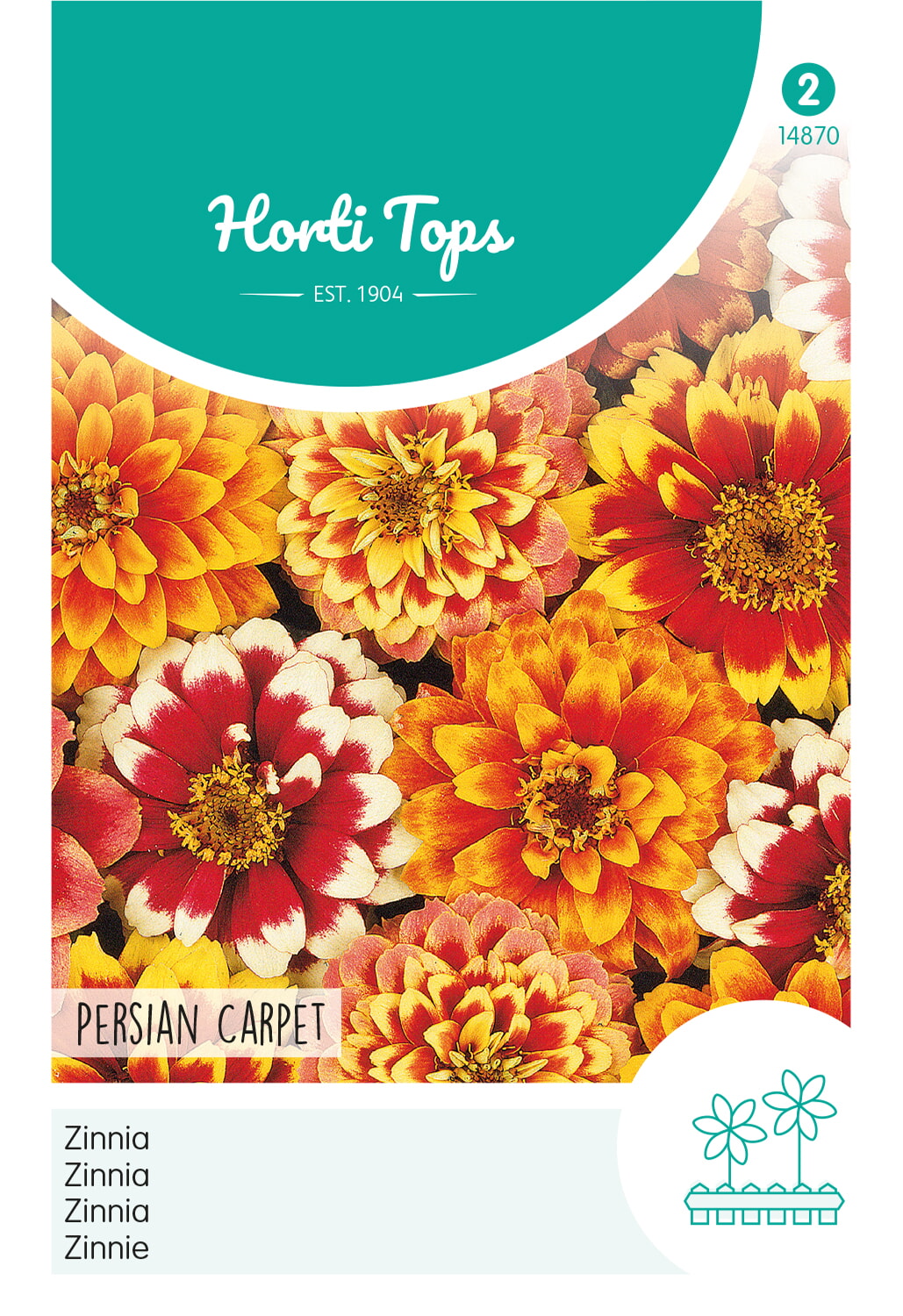 Zinnia - Persian Carpet - 0,75g