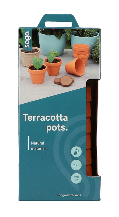 Terrakotta Cserepek - 7/8 cm - 7 db