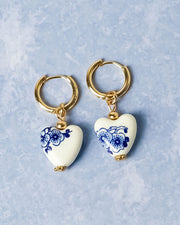 Szíves fülbevaló – 4 cm