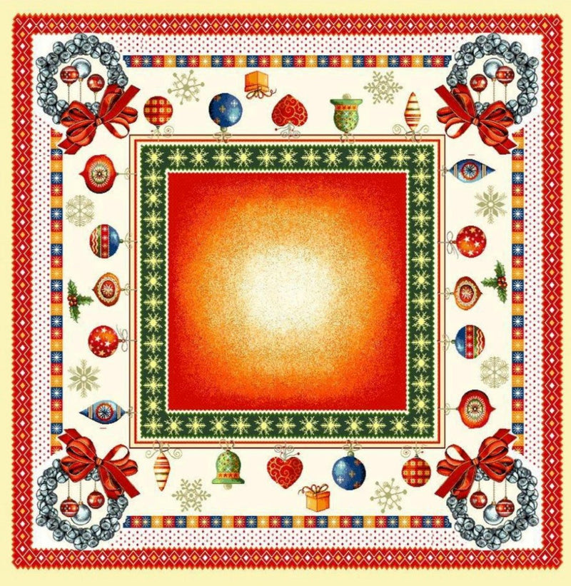 "Bonheur 01" Négyzet Alakú Terítő - 95 x 95