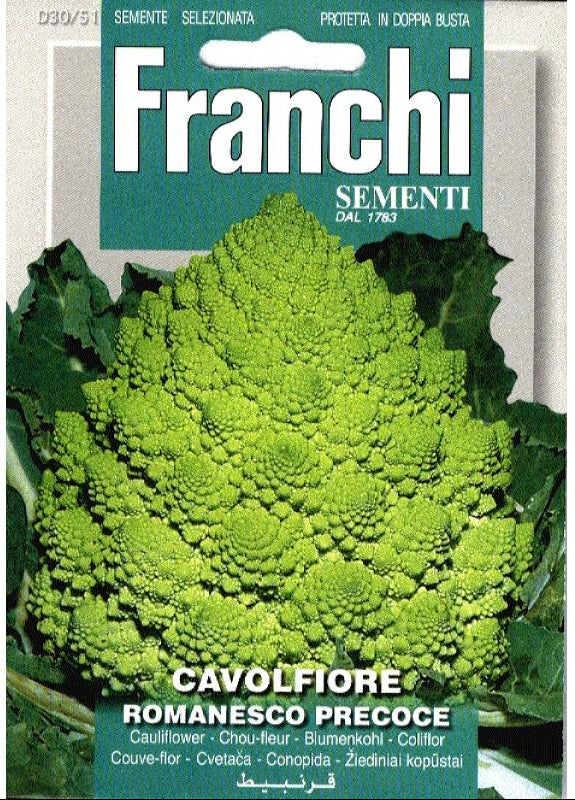 Cauliflower - Cavolfiore Romanesco Precoce - 5 g