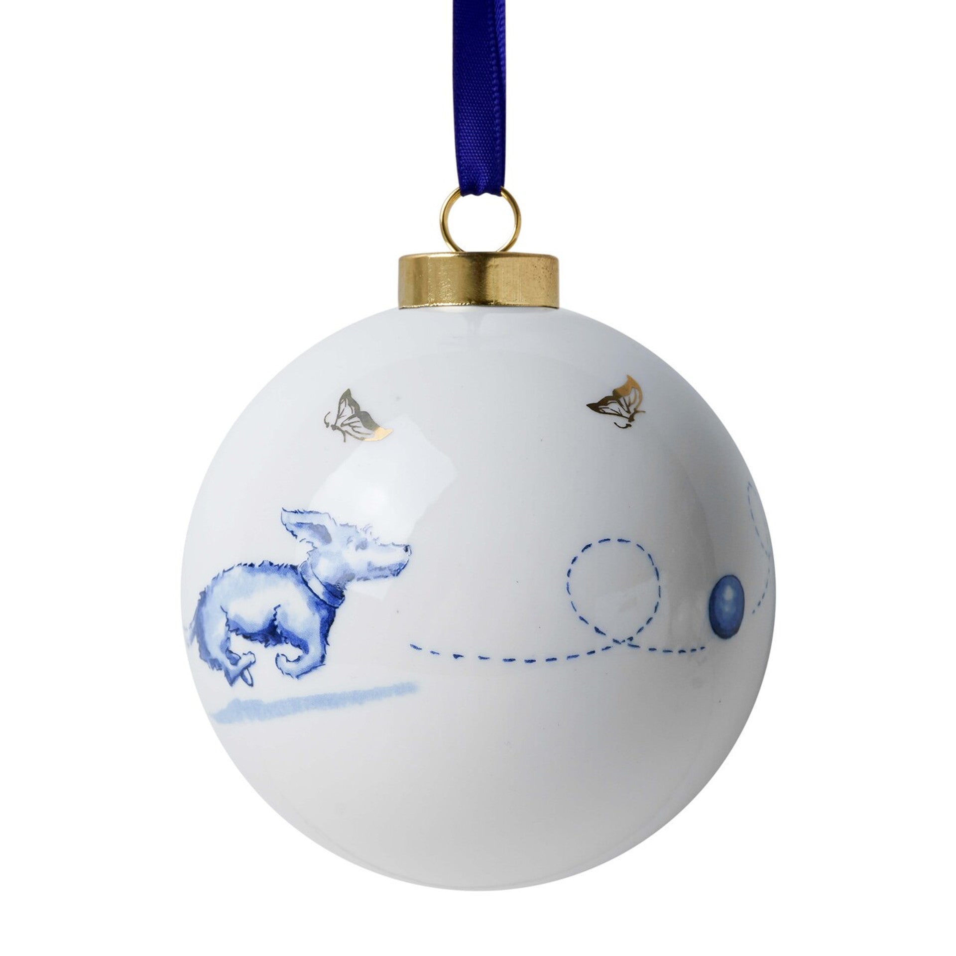 Christmas Bauble - Dachshund Ball Game - 8 cm-1