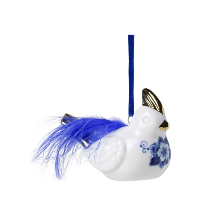 Christmas Ornament - Rooster with Feather-1