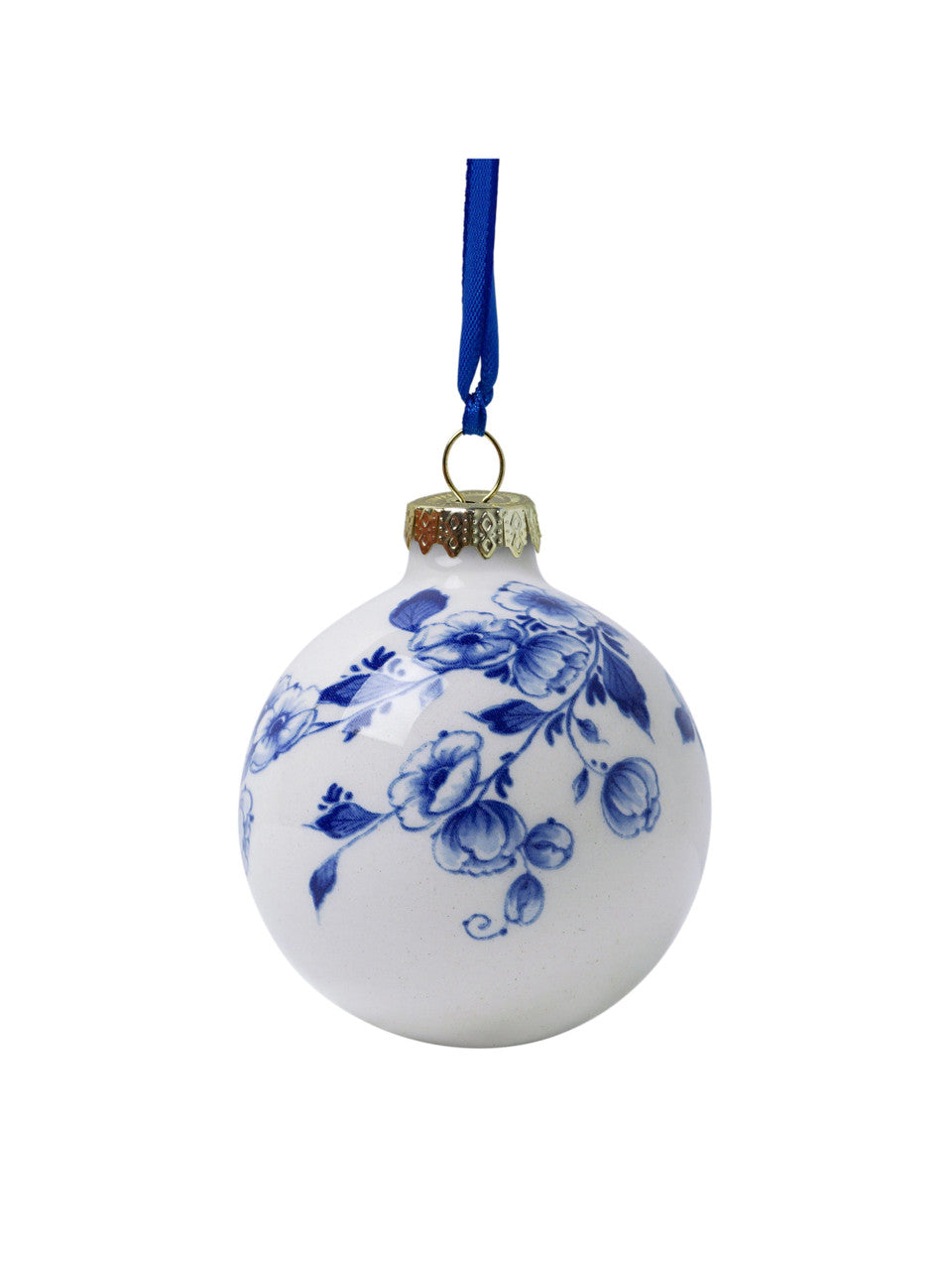 Christmas Ornament - Bauble with Flowers