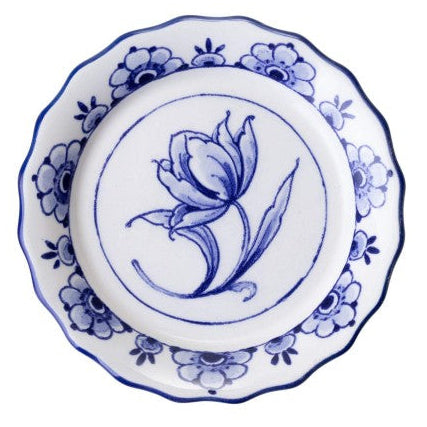 Kerek poháralátét – Vidám tulipánok – 4 darabos szett