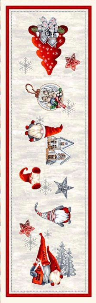 „Gnomos” Díszterítő – 40 x 135
