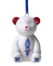 Maci alakú karácsonyi dísz – Vintage – 7 cm