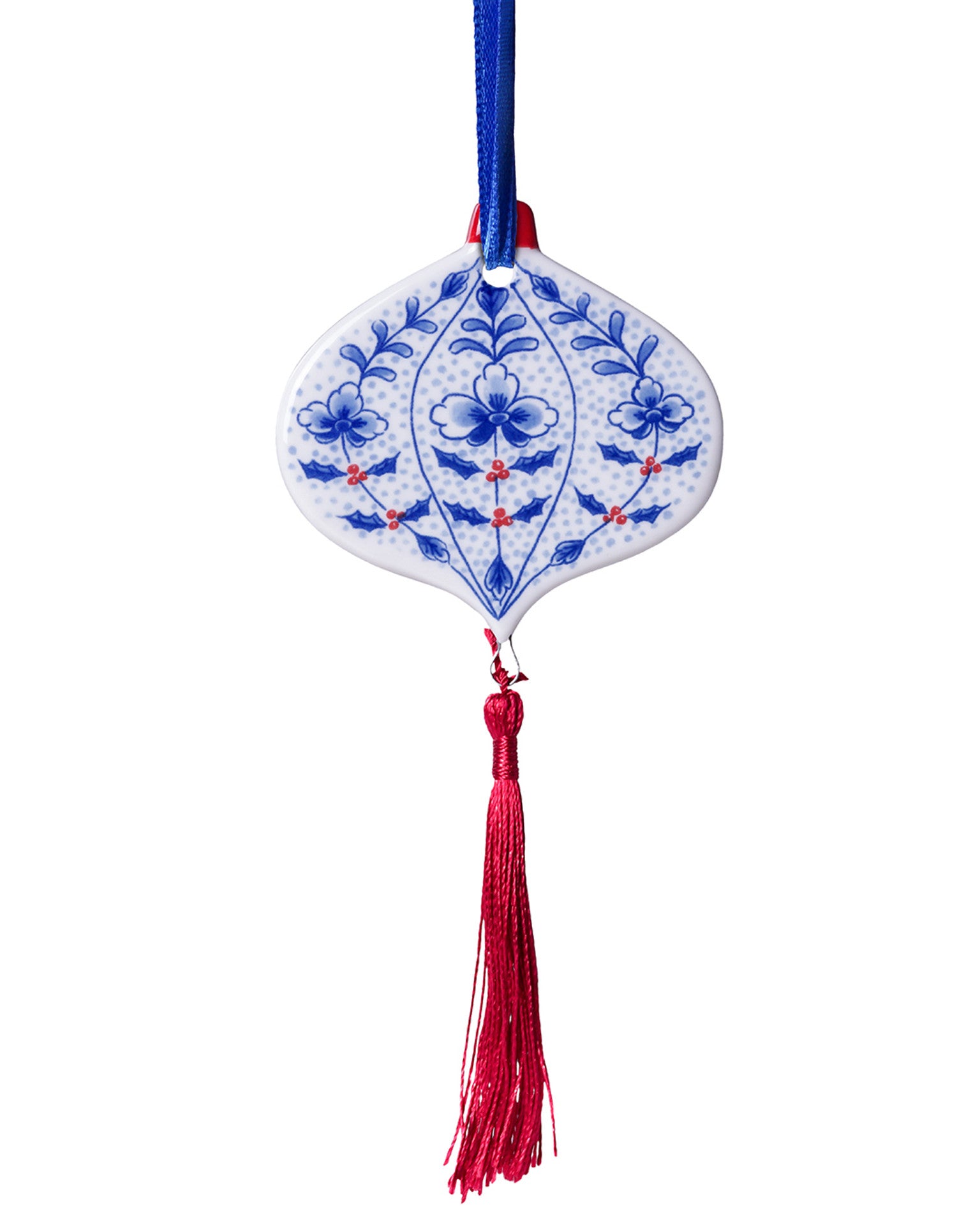 Lapos hagyma alakú karácsonyi dísz – Vintage – 7 cm