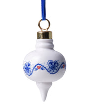 Kerek karácsonyi dísz – Vintage – 9 cm