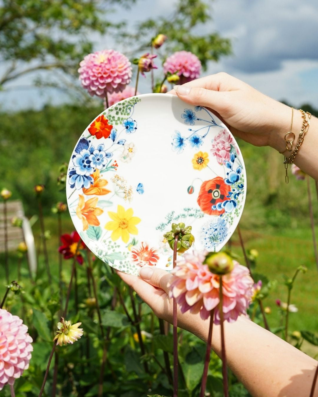 Falitányér – Wildbloemen – 20,5 cm