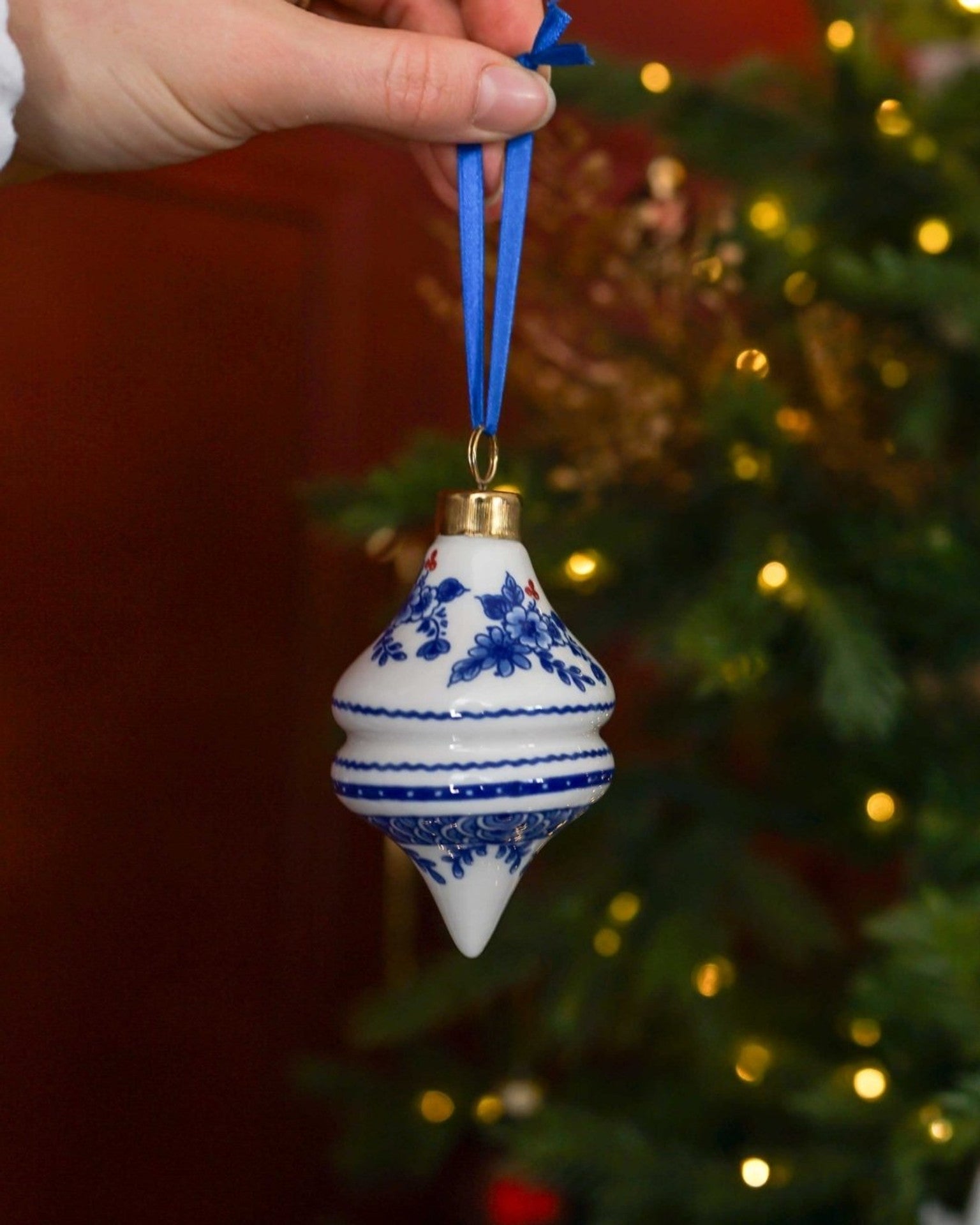 Christmas Ornament Rhombus - Vintage - 8 cm