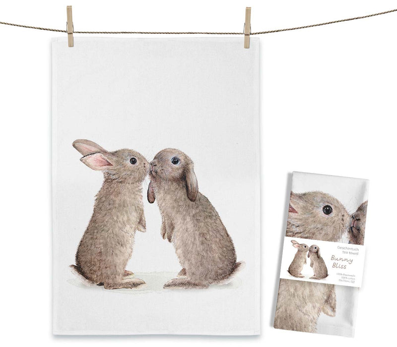 Tea Towel - Bunny Bliss