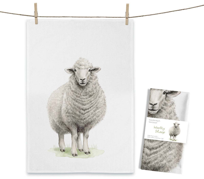 Tea Towel - Woolly Sheep