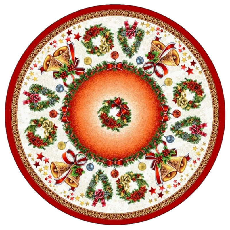 Tablecloth Round Nativity - 135