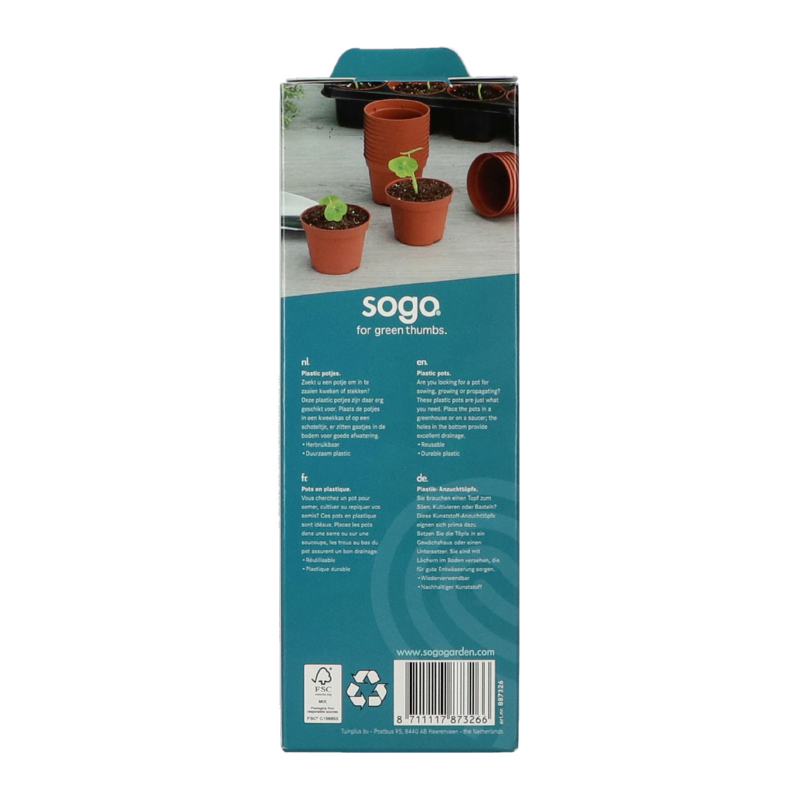 Plastic Pots - Ø 6cm - 30 pcs-4