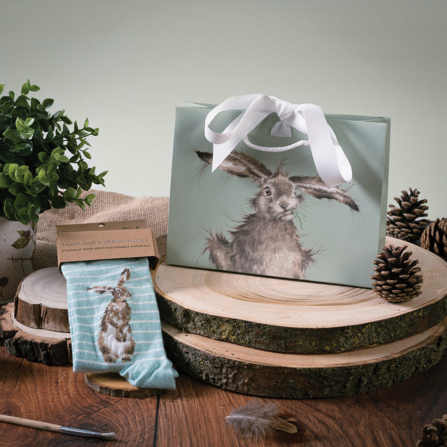 Women's Socks - Hare - Hare and the Bee