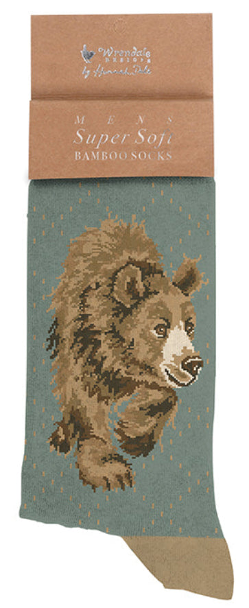 Férfi Zokni - Medve - In My Footsteps