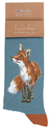 Férfi Zokni - Róka - Bright Eyed and Bushy Tailed