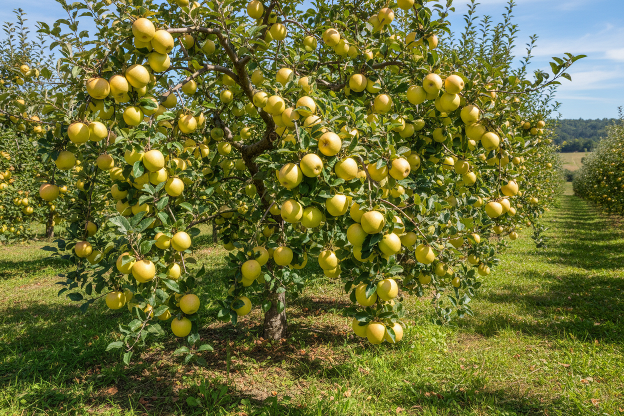 Semi Dwarf Apple Tree – ‘Golden Delicious’-2