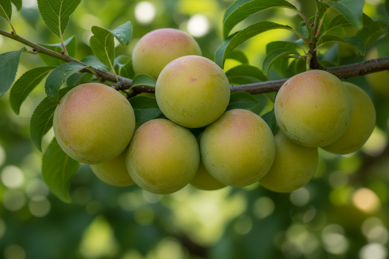 Semi Dwarf Greengage Plum Tree – ‘Reine Claude d'Oullins’-2