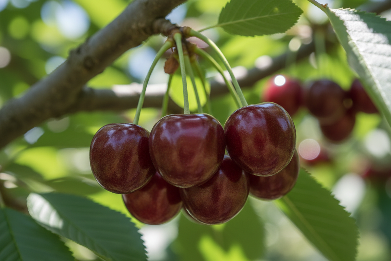Semi Dwarf Sweet Cherry Tree - ‘Schneiders Späte Knorpelkirsche’-1