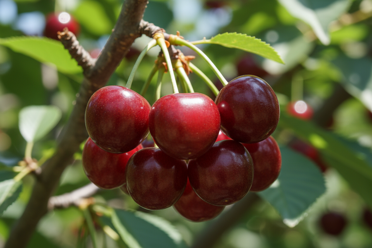 Semi Dwarf Sweet Cherry Tree – ‘Regina’-1