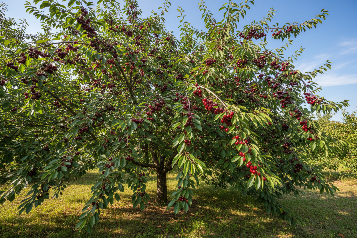 Semi Dwarf Sweet Cherry Tree – ‘Regina’-2