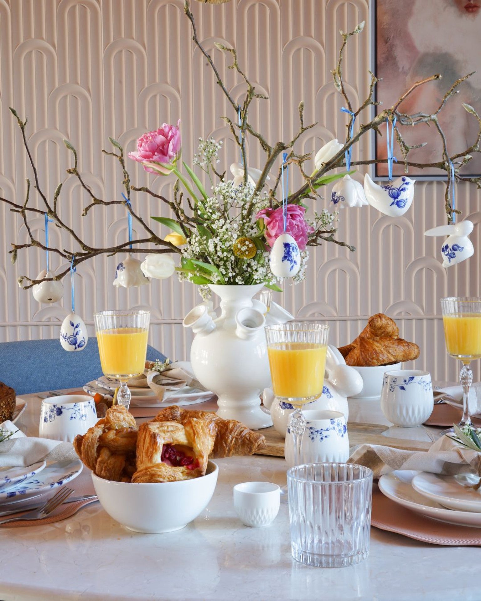 Húsvéti madár függődísz – 3 darabos szett