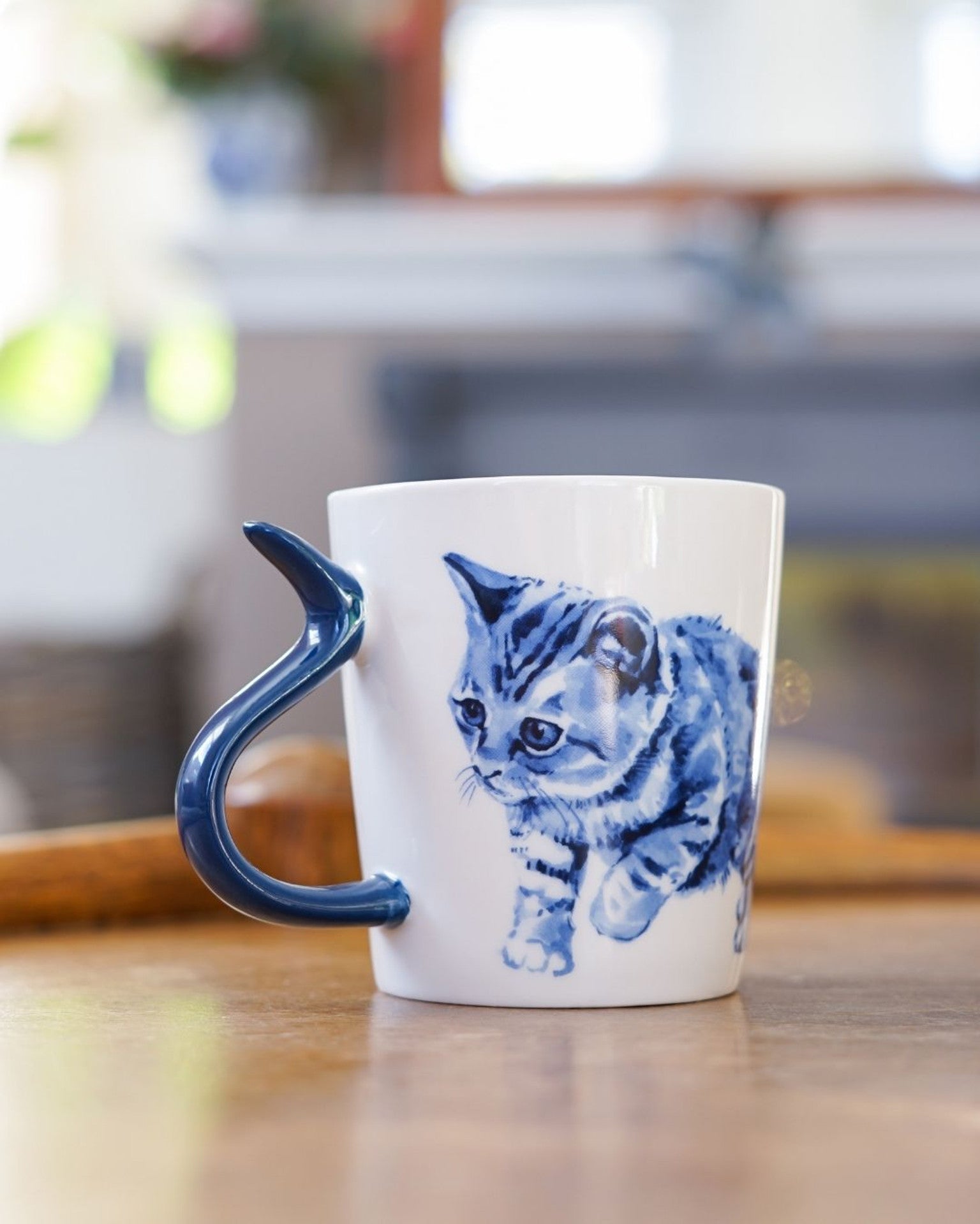 Bögre – Nyújtózkodó macska – 300 ml