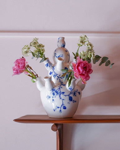 Hármas tök formájú tulipánváza – Orchidee – 35 cm