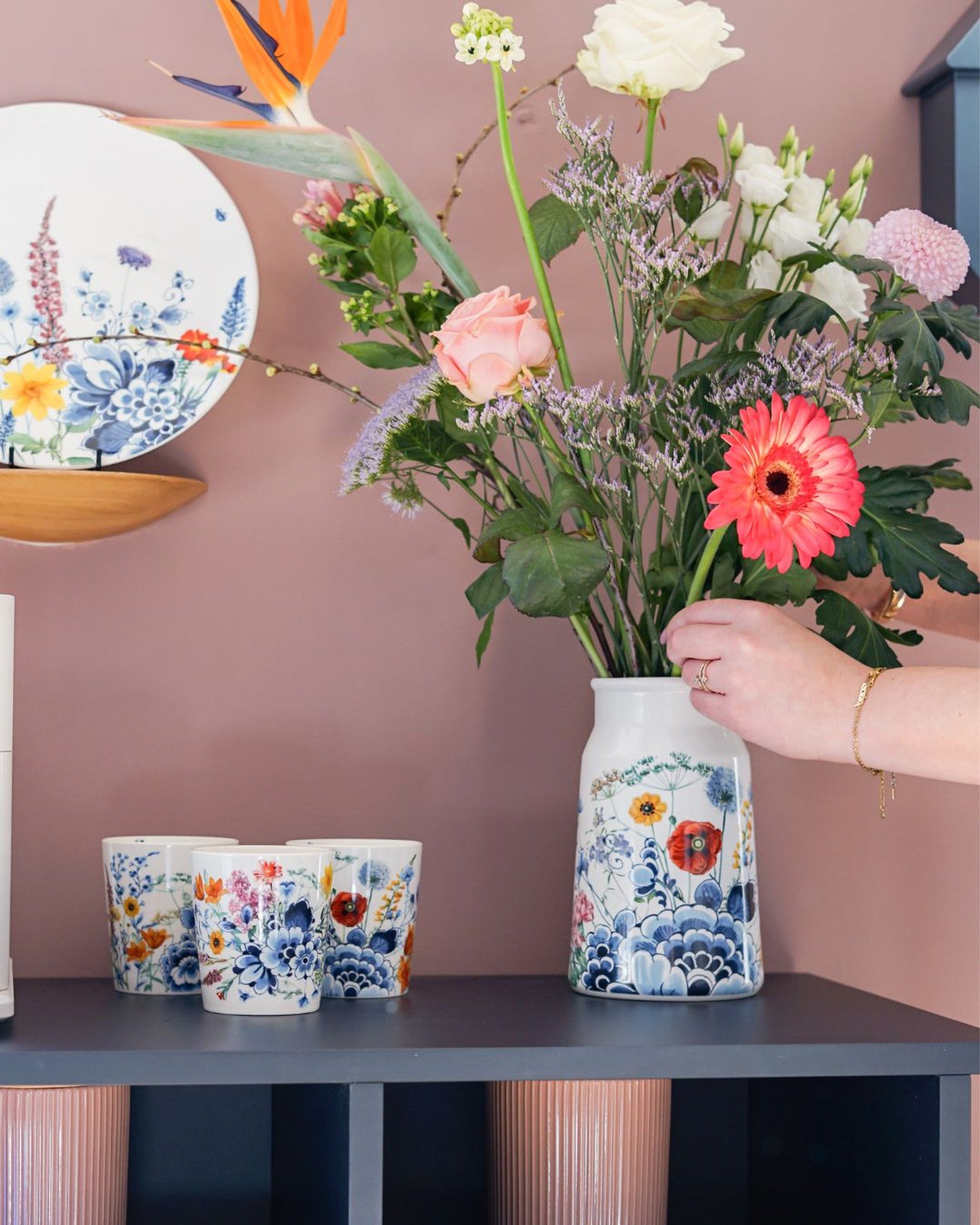 Tejeskanna váza – Flower Oasis – 20,5 cm