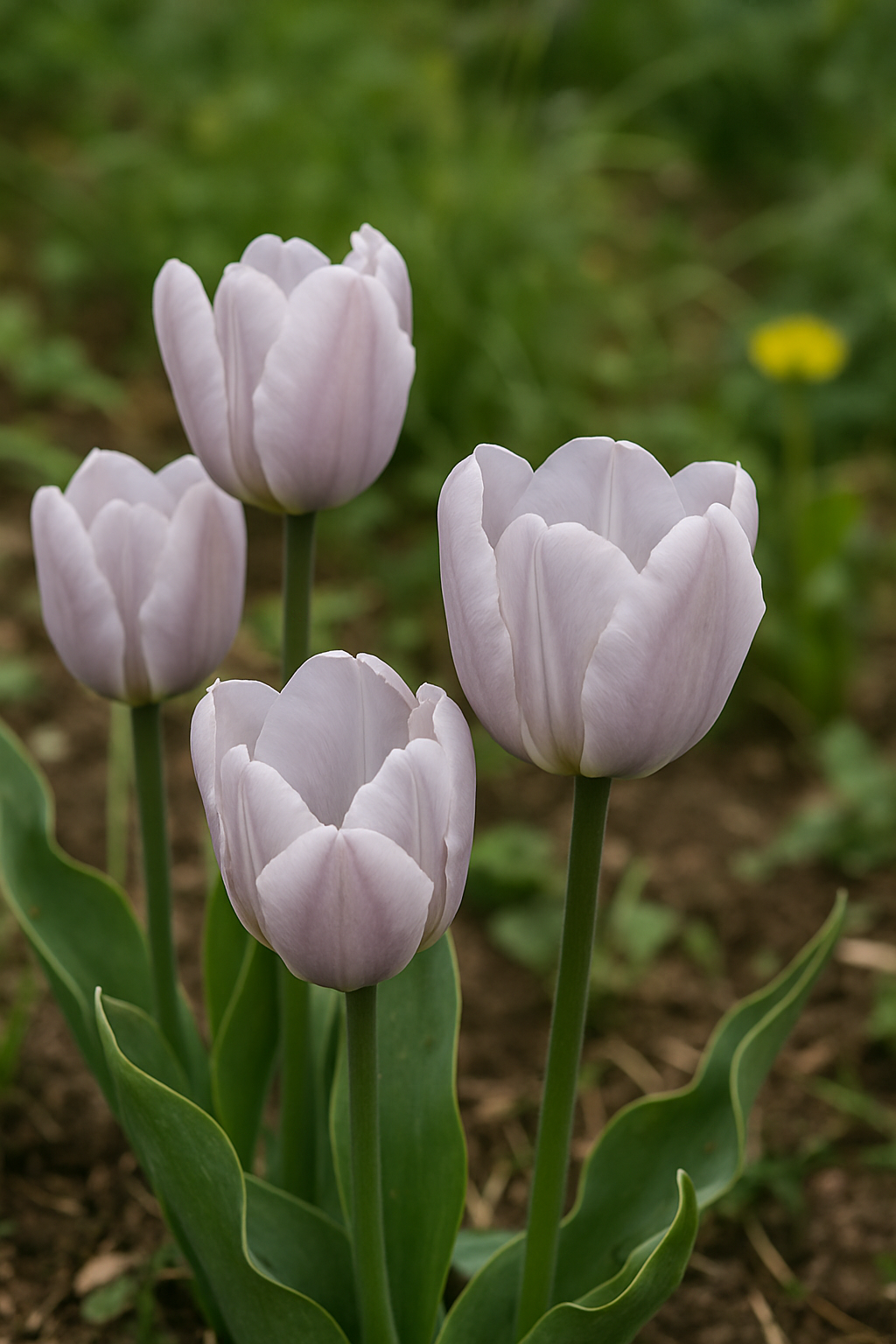 Tulipán Triumph – Silver Cloud – 12/+